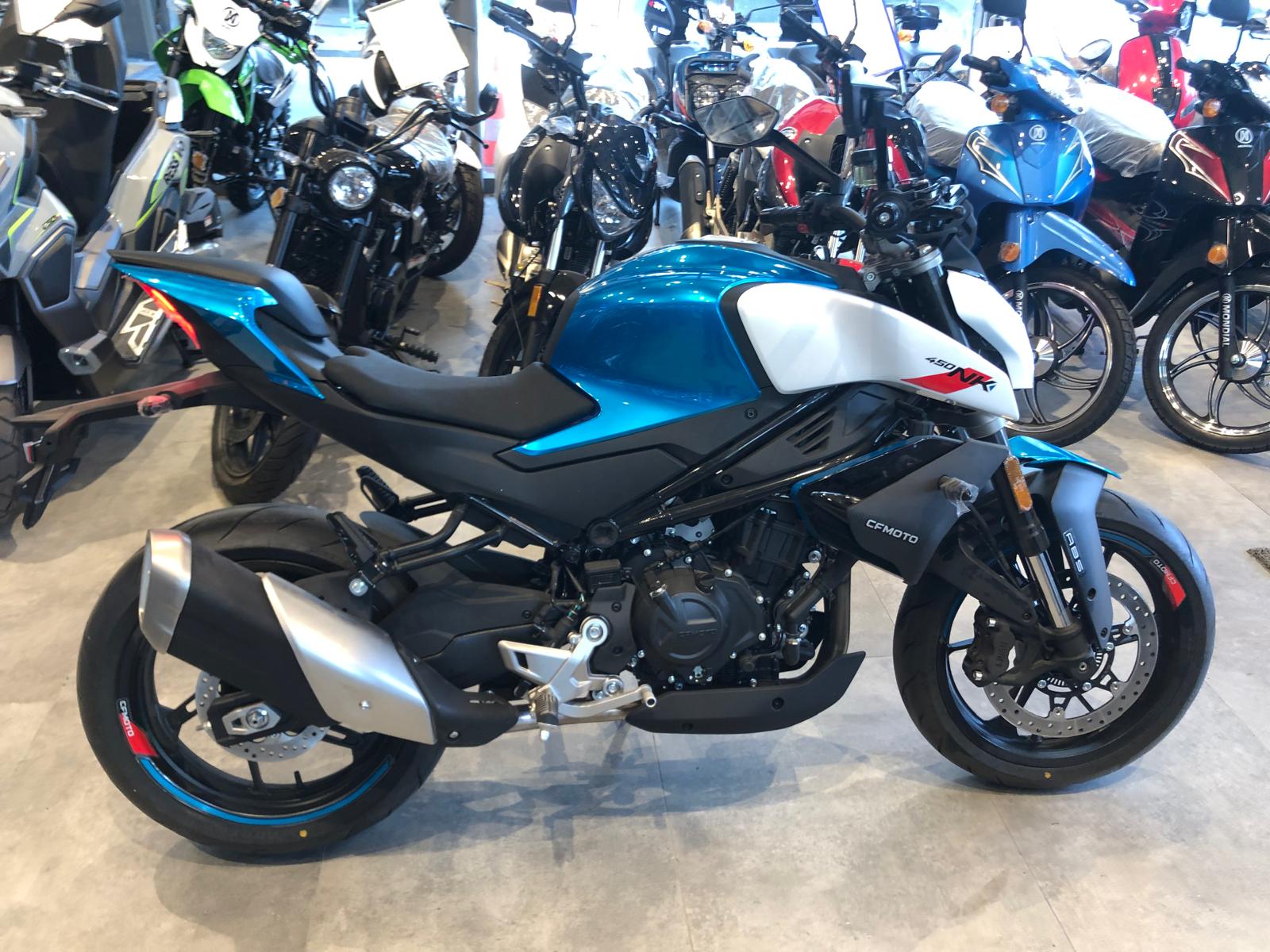 CF MOTO 450 NK 2026 MODEL BEYAZ/MAVİ RENK - Görsel 9